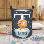 Personalized kids hamper as thoughtful gift, cute decor and practical storage for children’s room