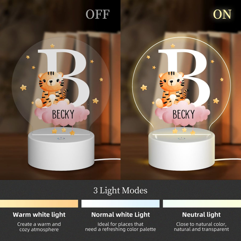 3 color light modes for children’s night light, warm cozy illumination for kids’ sleep and nursery