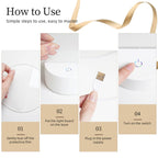 Simple 4-step use for personalized kids night light, easy to operate for parents and children