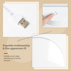 Kids night light with touch control, USB powered and smooth acrylic material, safe and durable for kids