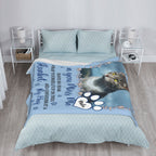 Complete custom pet memorial blanket, warm keepsake to honor your beloved pet
