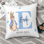 High-definition print on Peter Rabbit bunny pillow, durable and fade-resistant for daily use