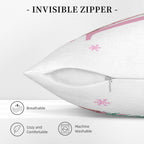 Invisible zipper on Peter Rabbit pillow cover, easy to insert and remove pillow insert